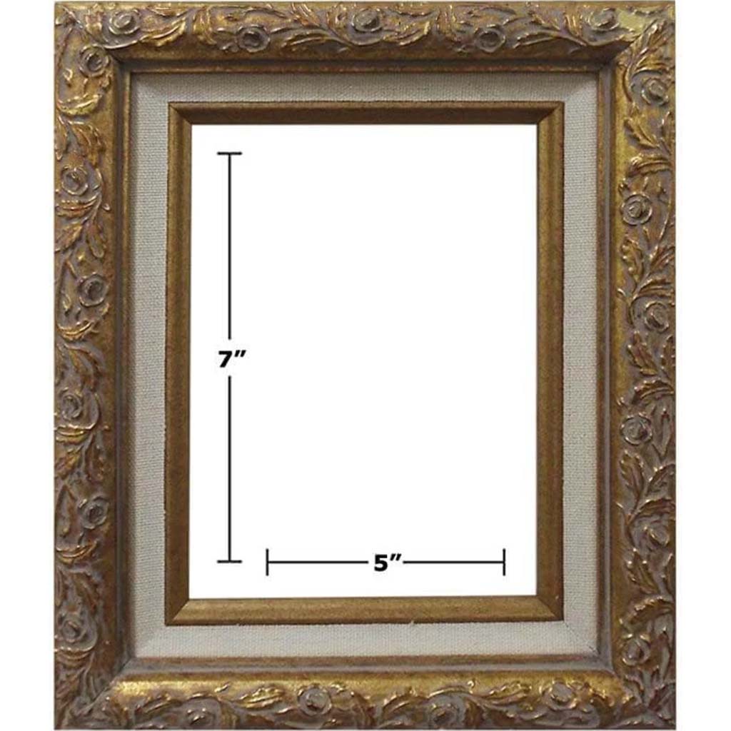 GOLD WITH LINER PICTURE FRAMES 5in x 7in 