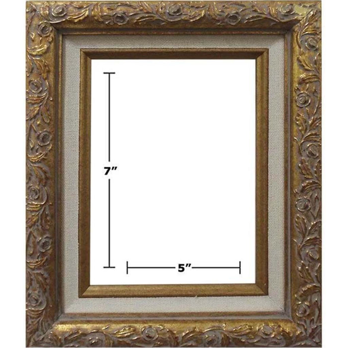 GOLD WITH LINER PICTURE FRAMES 5in x 7in 