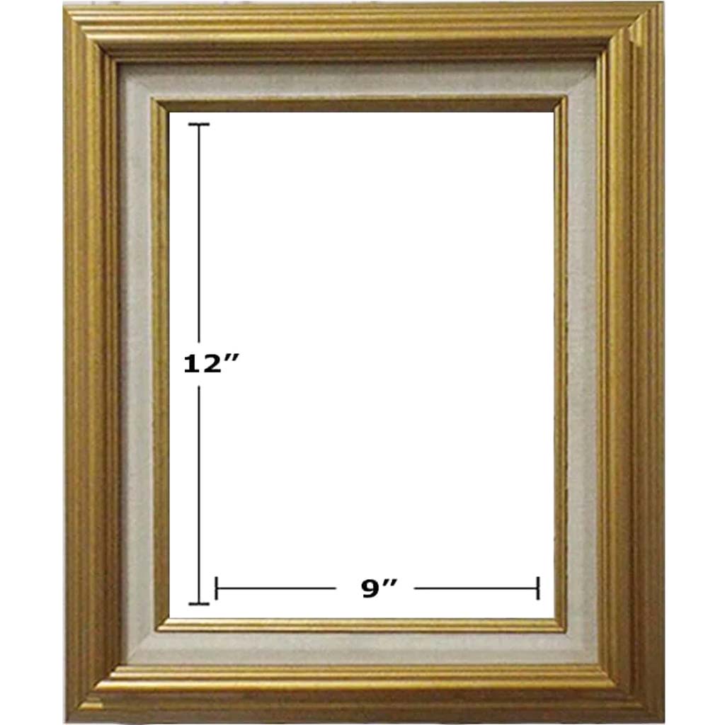 GOLD with LINER PICTURE FRAMES 9in x 12in 