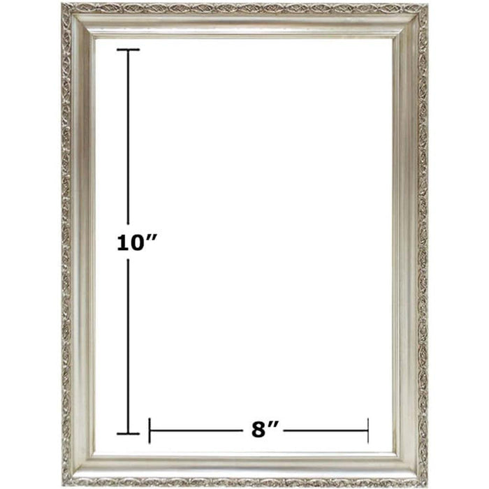 SILVER CLASSIC NO LINER PICTURE FRAMES 8in x 10in 