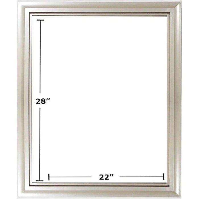 ANTIQUE SILVER PICTURE FRAMES 22in x 28in 