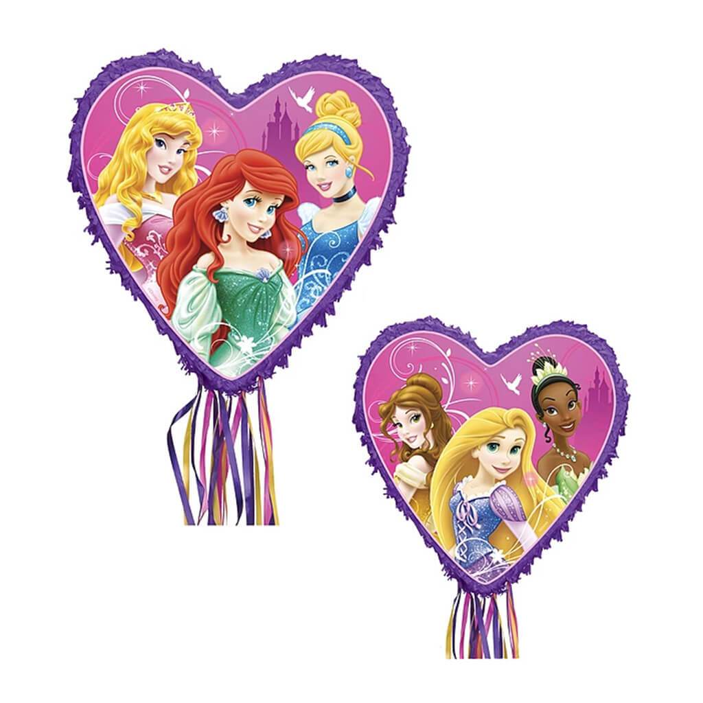 Princess Heart Pinata Purple