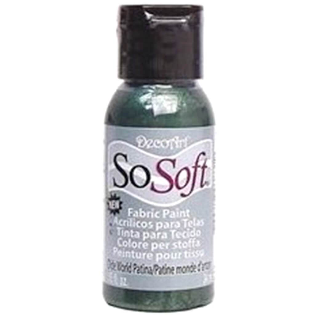 Sosoft Fabric Paint Opaque 1.15oz Dark Burgundy