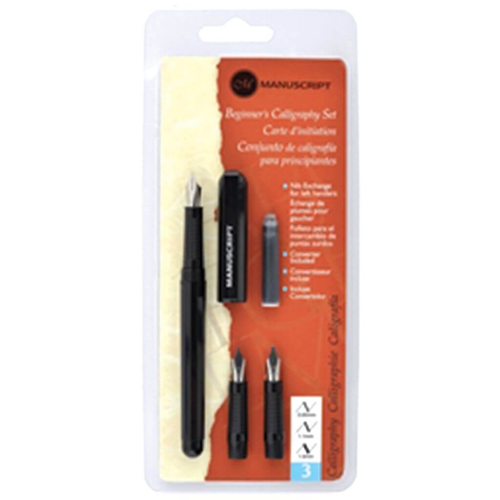 Manuscript Beginner's Calligraphy Set Left Handed