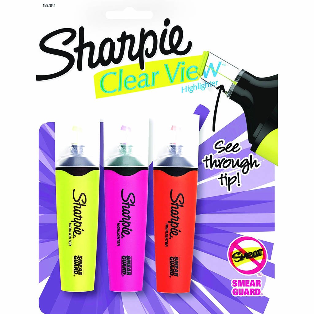 Sharpie Accent Clearview Assorted Highlighter