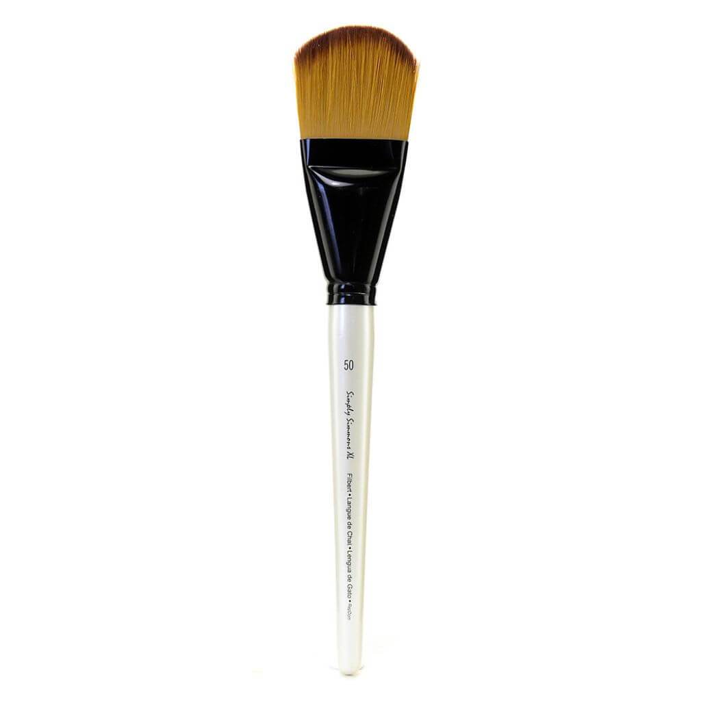 Simply Simmons Soft Synthetic Filbert Brushes