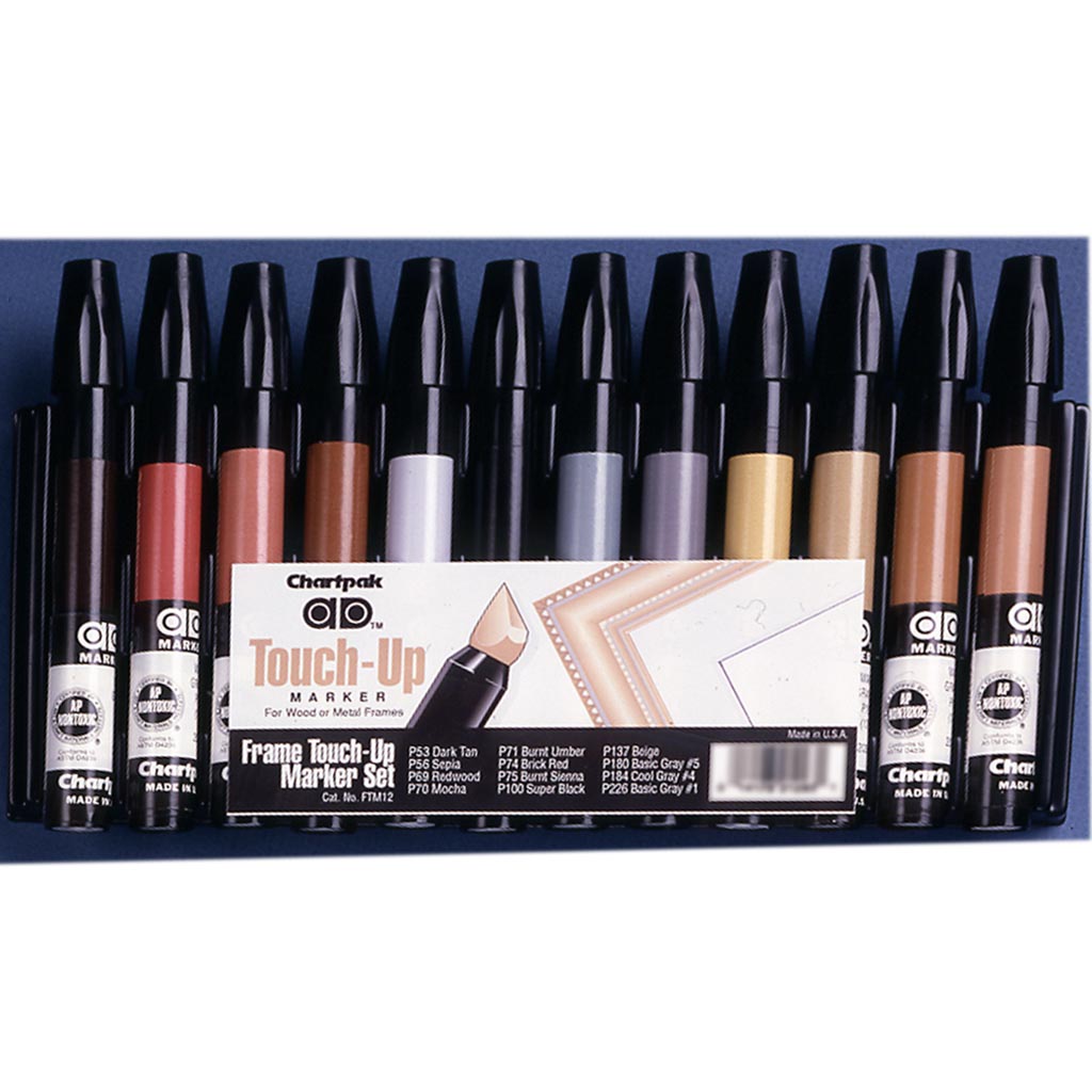 Touch Up Marker Chartpak 12Pcs