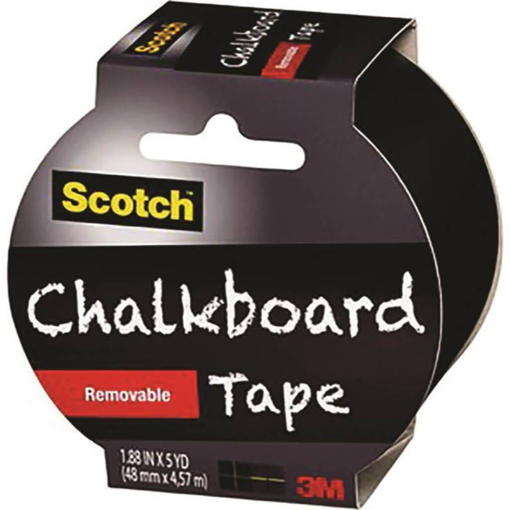 SCOTCH CHALKBOARD TAPE 1.88X5YD BLACK 