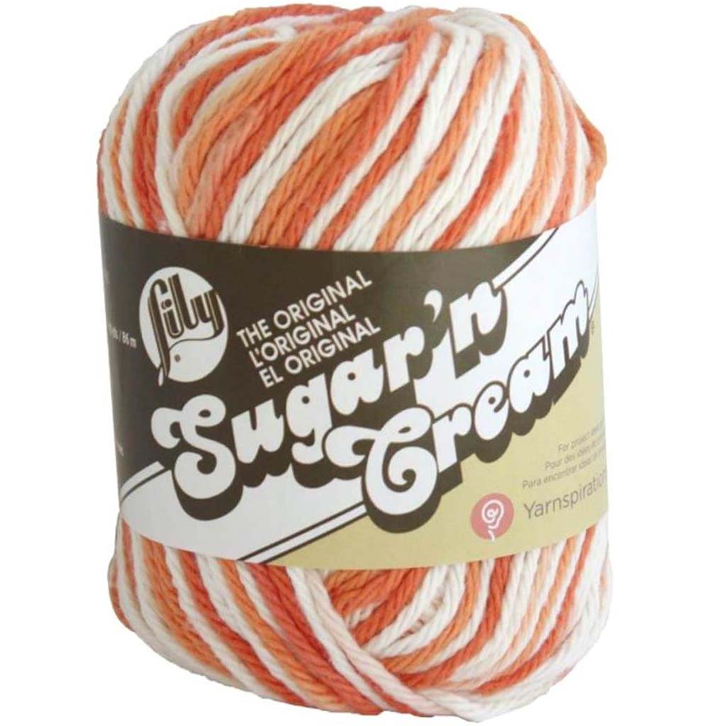 Lily Sugar'n Cream Yarn - Ombres Poppy