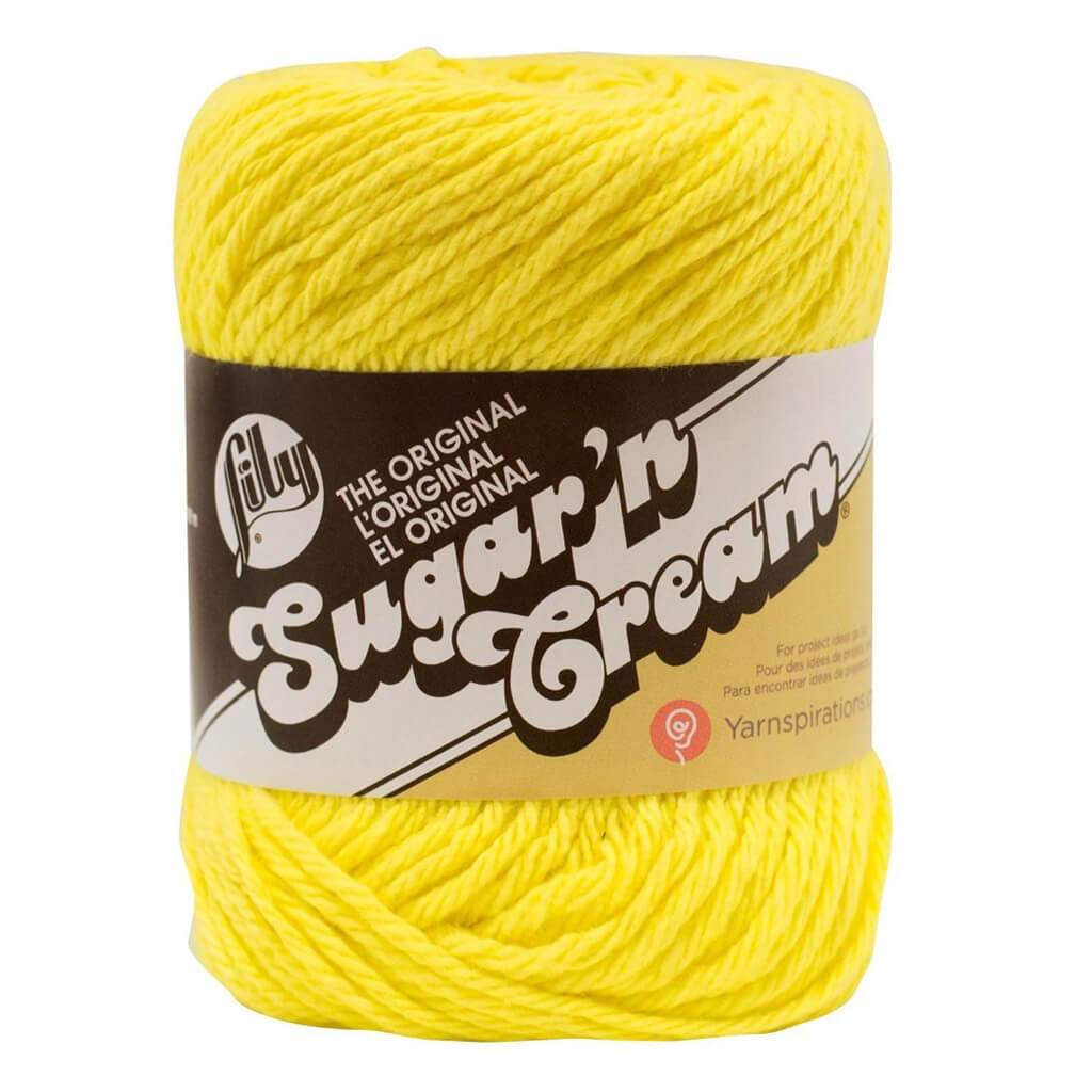 Sugar'n Cream Yarn Solid 2.5oz Black