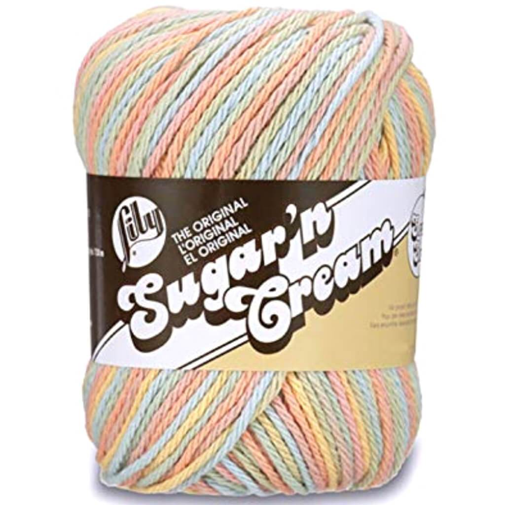 Lily Sugar'n Cream Yarn - Ombres Buttercream