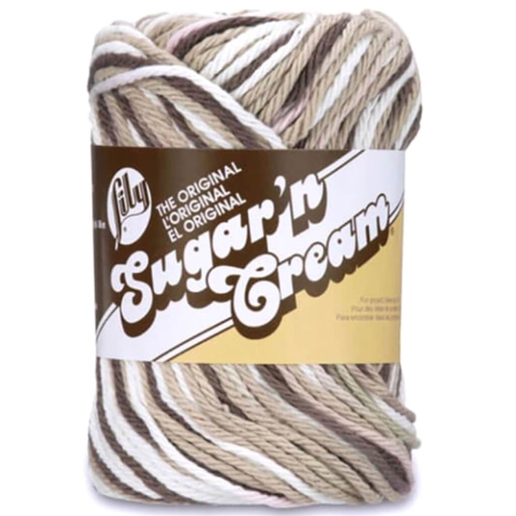 Lily Sugar'n Cream Yarn - Ombres Chocolate