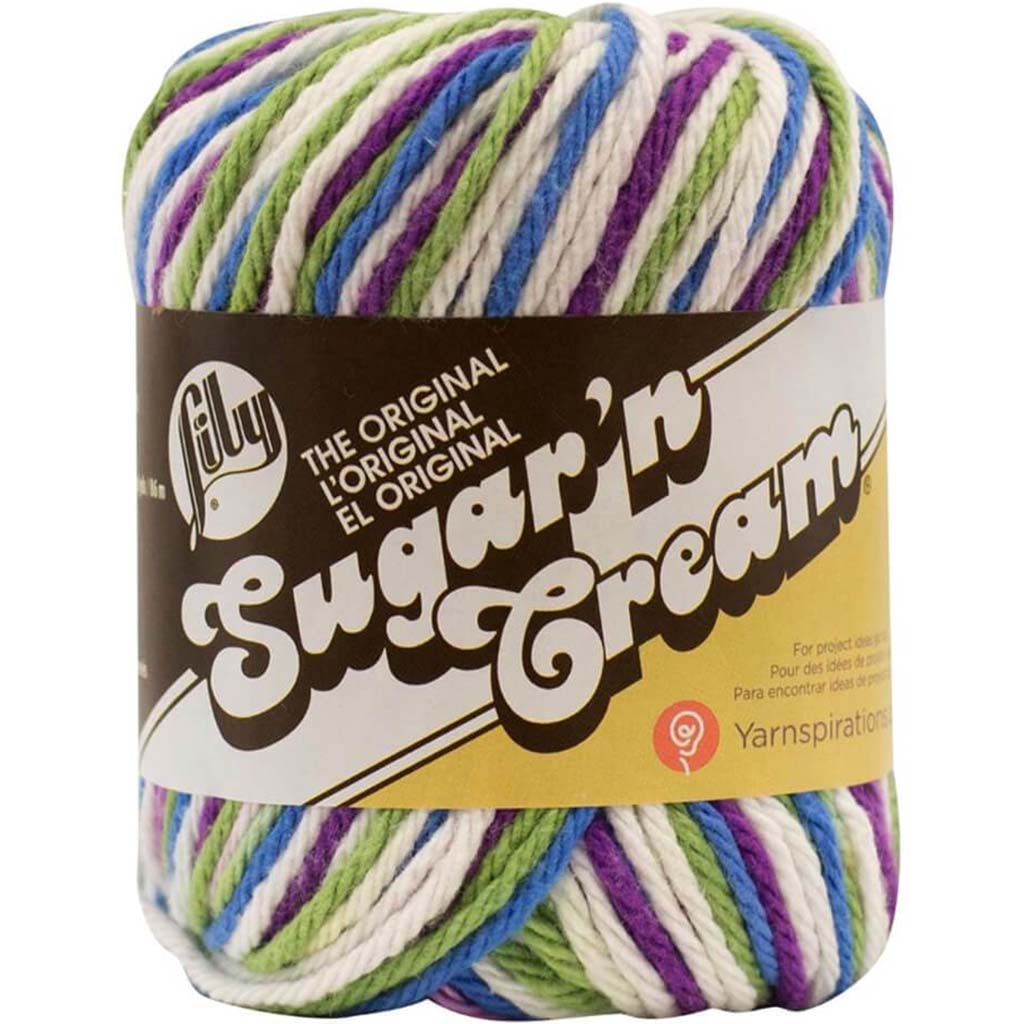 Lily Sugar&#39;n Cream Yarn - Ombres Fruit Punch