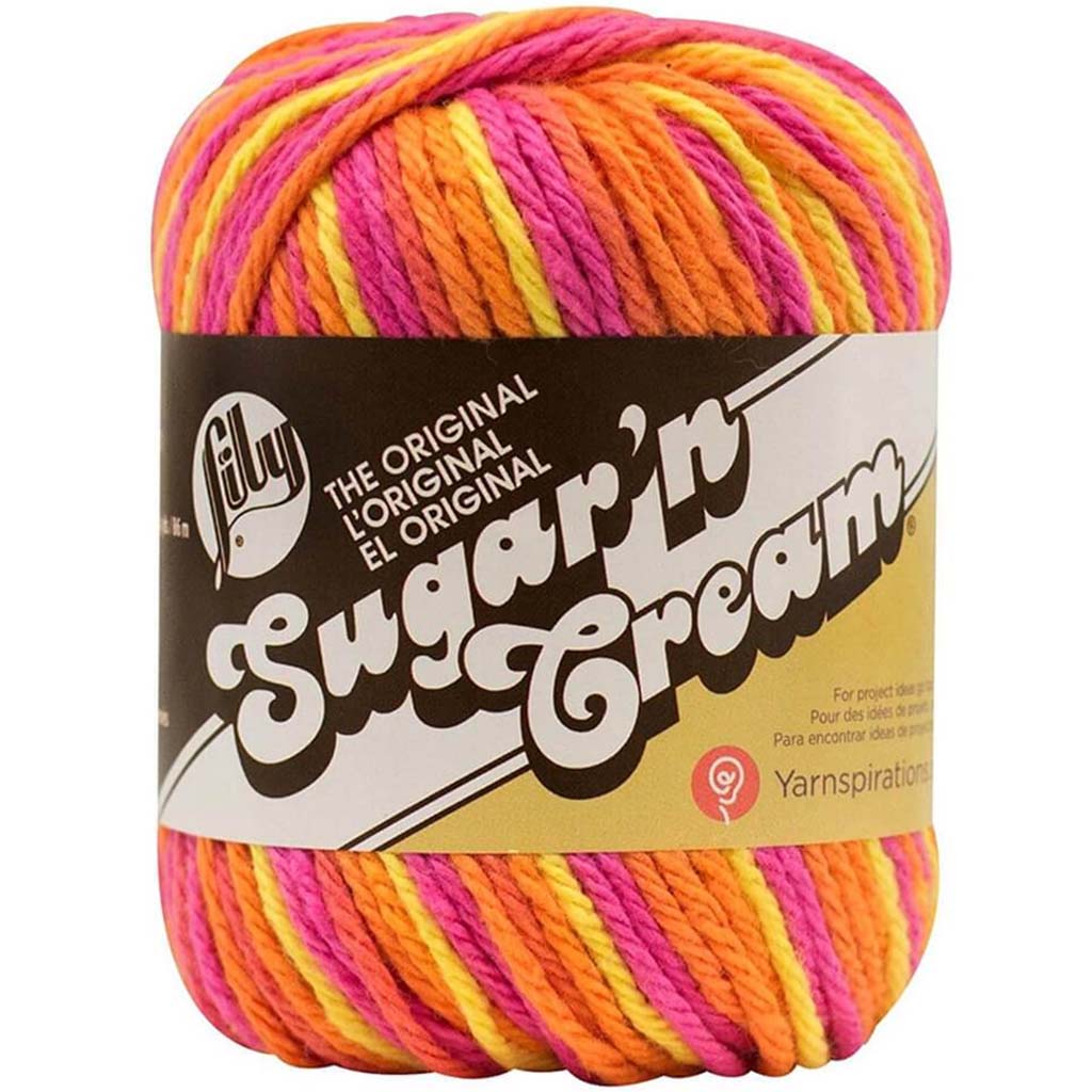 Lily Sugar&#39;n Cream Yarn - Ombres Playtime