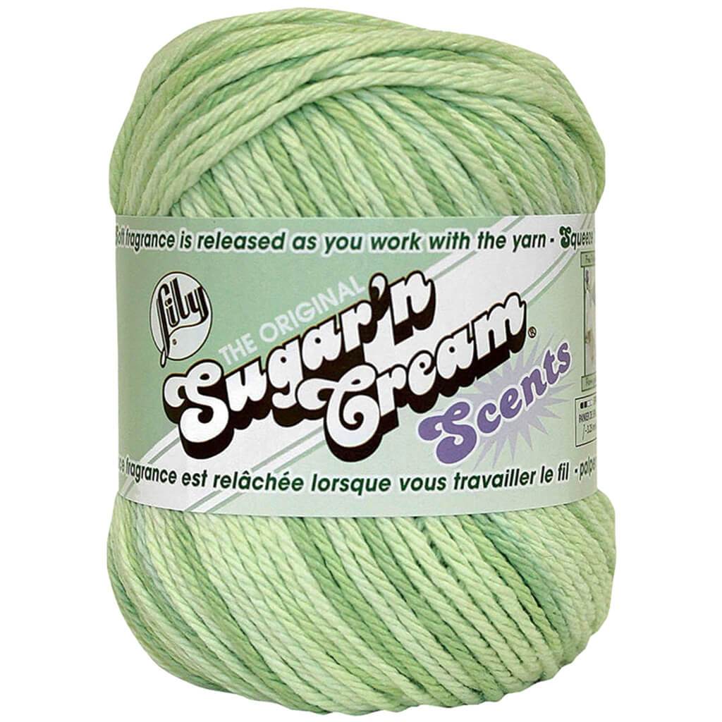 Lily Sugar'n Cream Yarn - Scents Aloe Vera