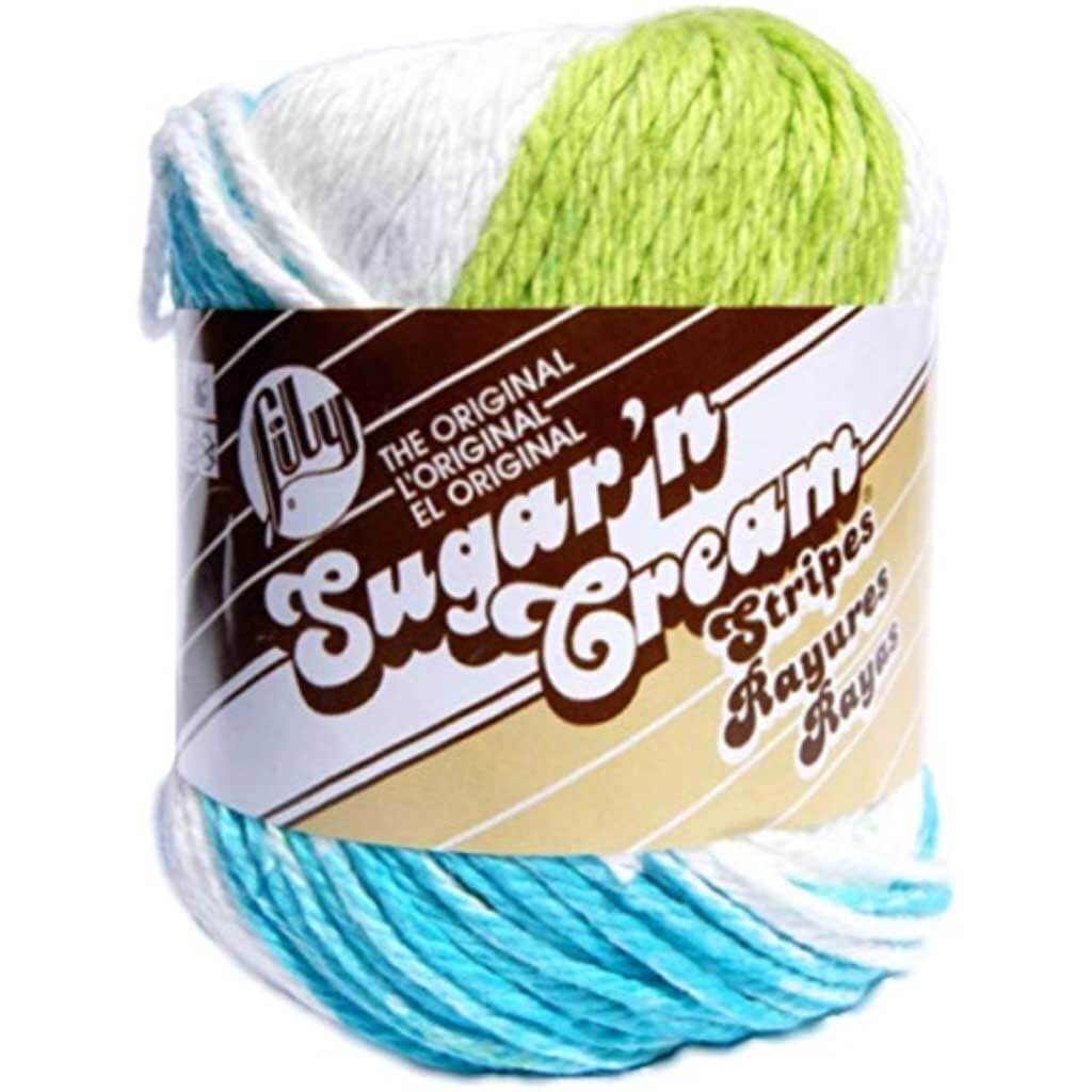 Lily Sugar&#39;n Cream Yarn - Stripes Mod