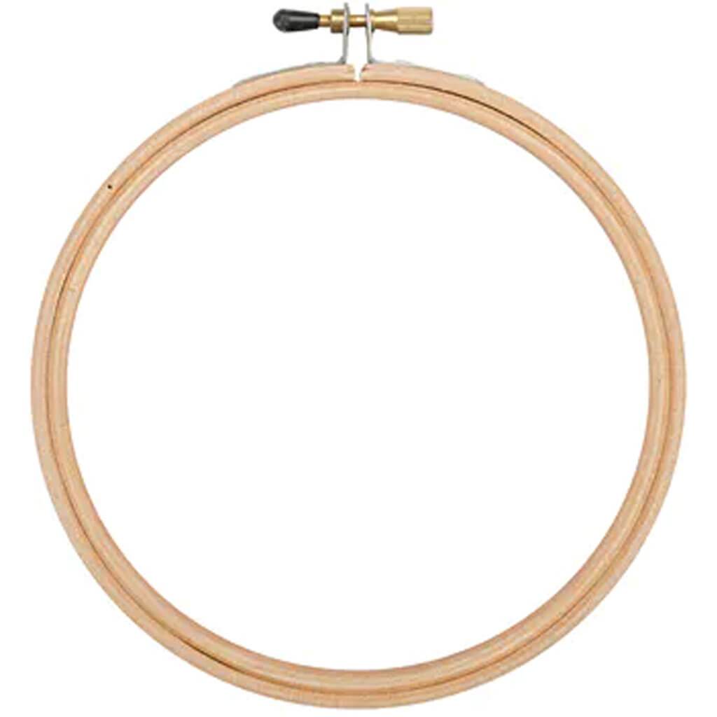 Wood Embroidery Hoop with Round Edges 4in