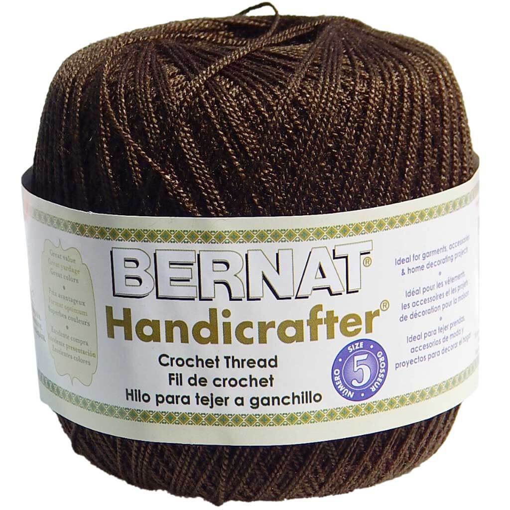 Handicrafter Crochet Thread Size 5 - Solids Dark Mocha