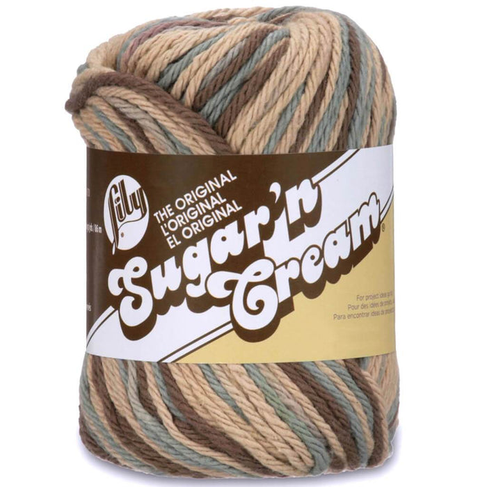 Lily Sugar'n Cream Yarn - Ombres Earth