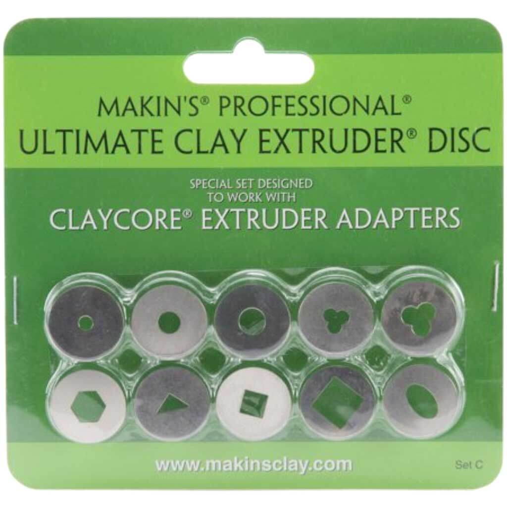 Makin's Professional Ultimate Clay Extruder Discs Set C 10pcs