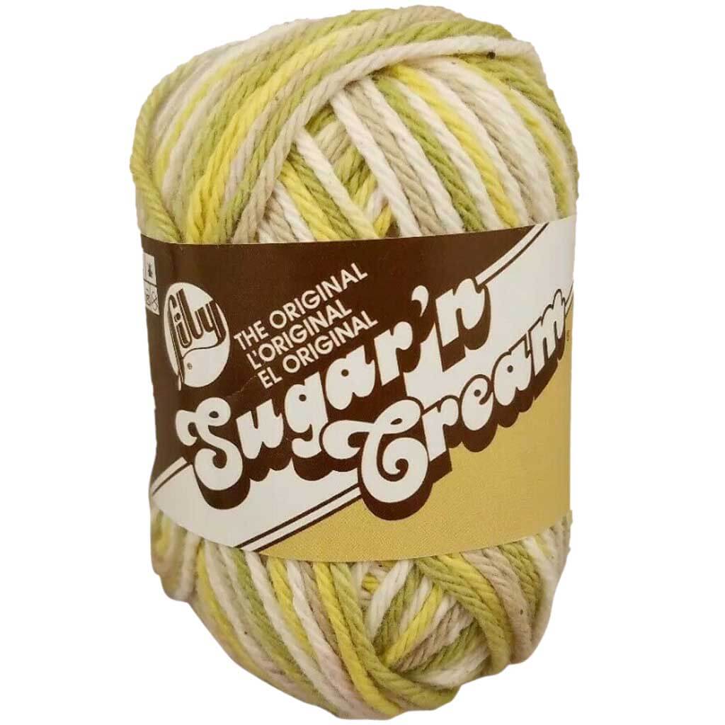 Lily Sugar&#39;n Cream Yarn - Ombres Guacamole