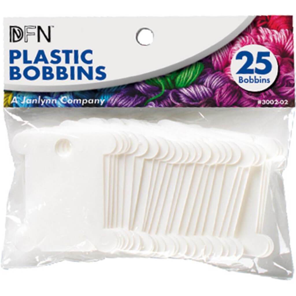 Janlynn Plastic Floss Bobbins 25pcs