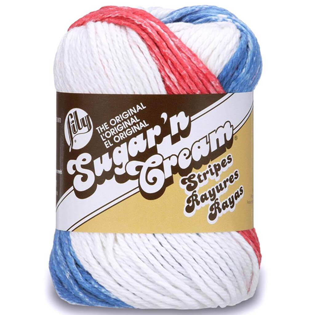 Lily Sugar'n Cream Yarn - Stripes American