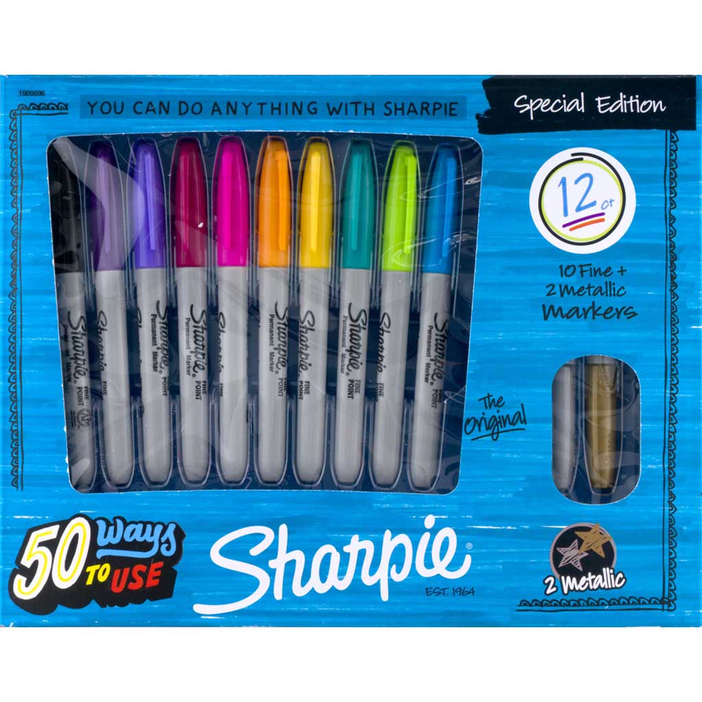 Sharpie Fine Point Permanent Markers 12pkg