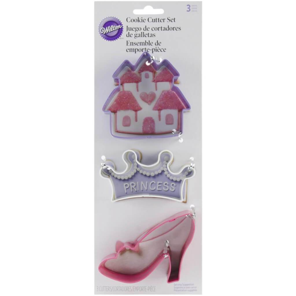 Metal Cookie Cutter Set Princess 3pcs