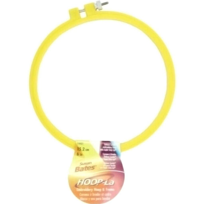 Bates Hoop-La Plastic Embroidery Hoop 6in