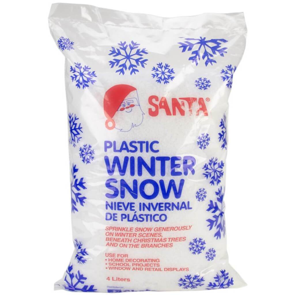 Plastic Winter Snow 6oz