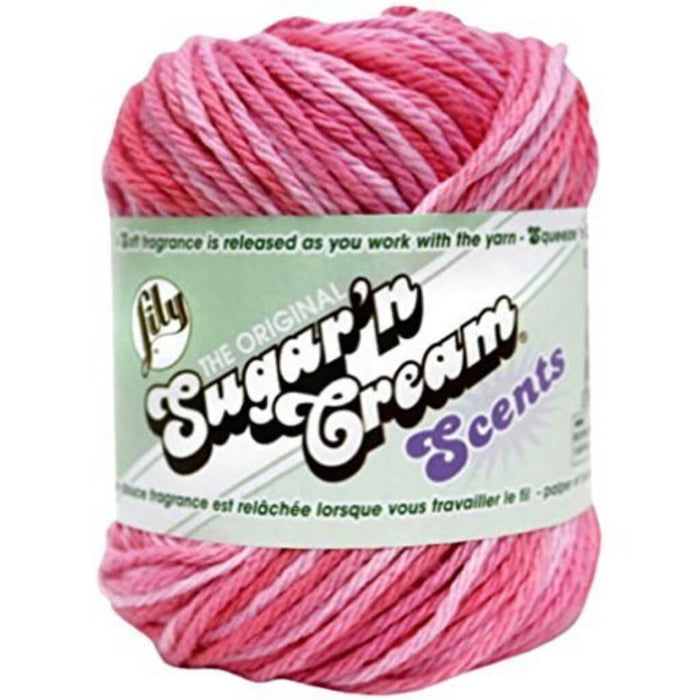 Lily Sugar'n Cream Yarn - Scents Rose Petal