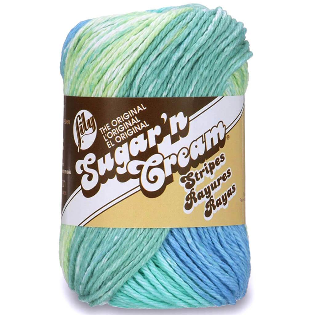 Lily Sugar&#39;n Cream Yarn - Stripes Country