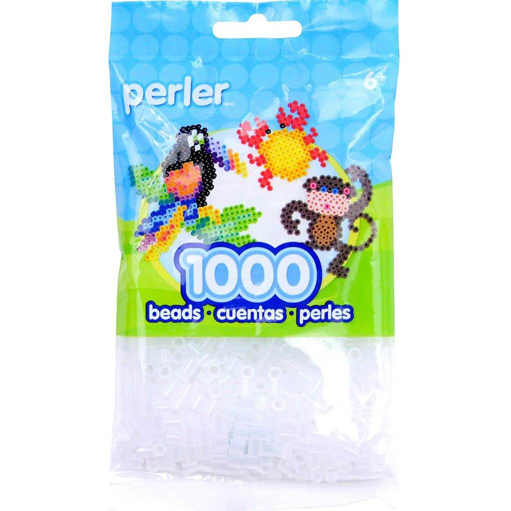 Perler Beads 1,000/pkg Clear