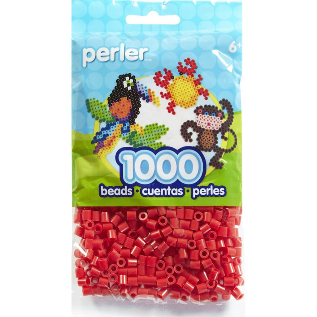 Perler Beads Red 1000pc