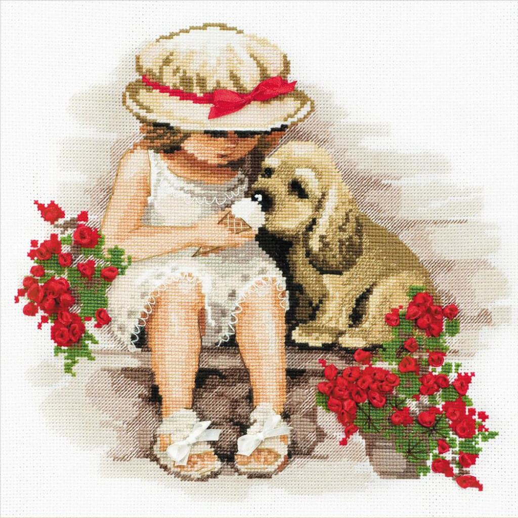 Counted Cross Stitch Kit Sweet Tooth 11.75in x 11.75in