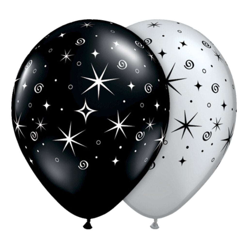 Sparkles &amp; Swirls Latex Balloon 11in 