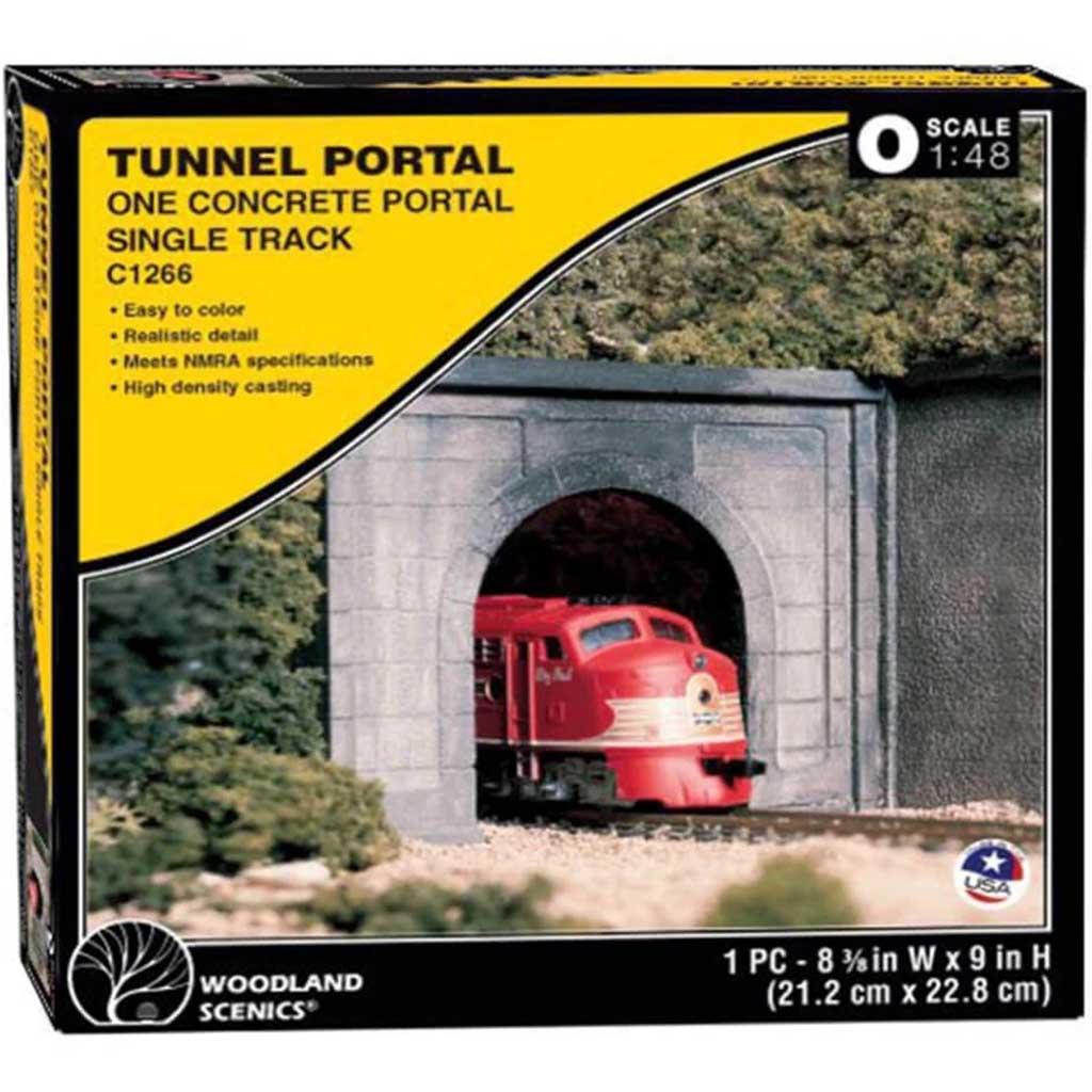 Tunnel Concrete Single Portal - O Scale 