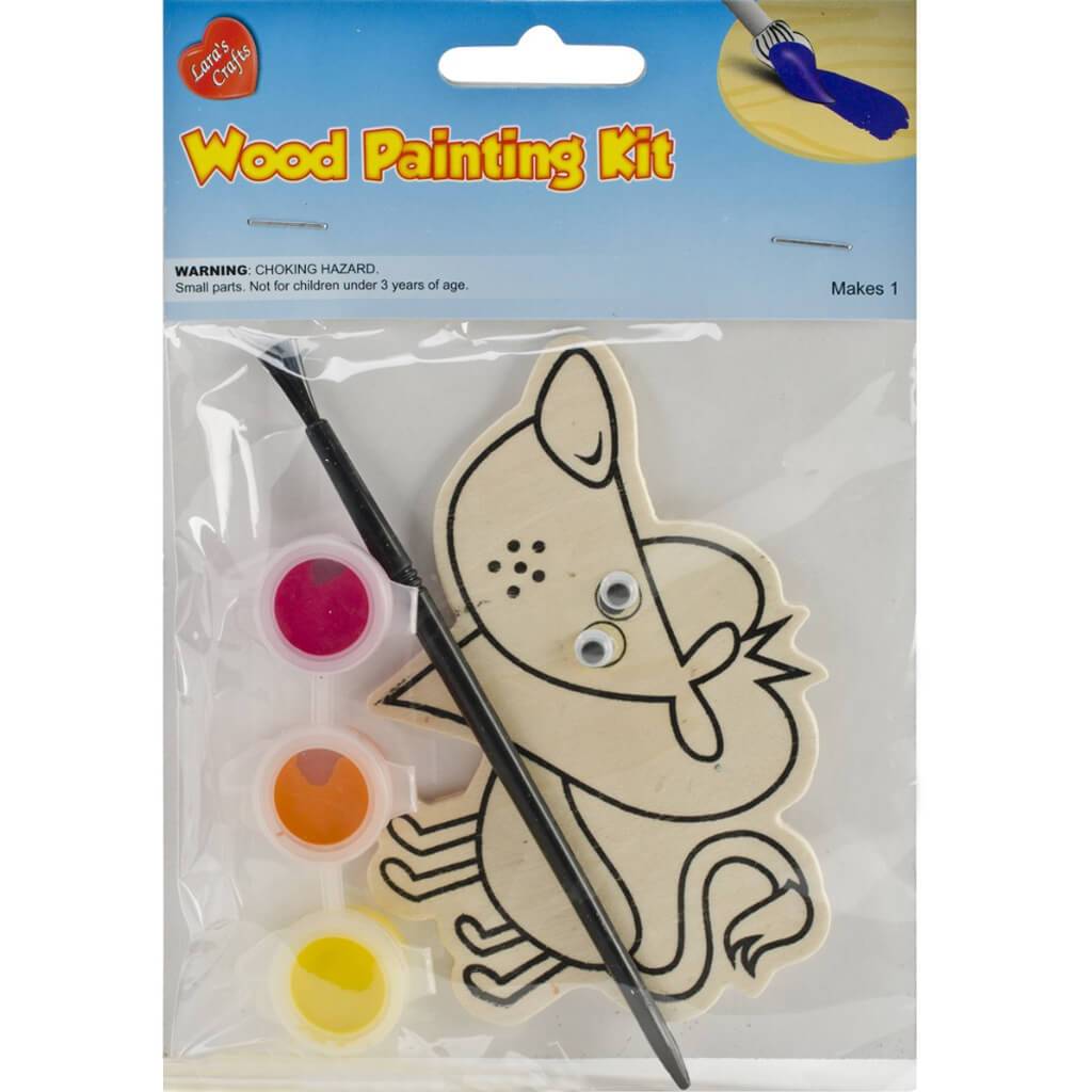 Wood Painting Kit Safari Lion