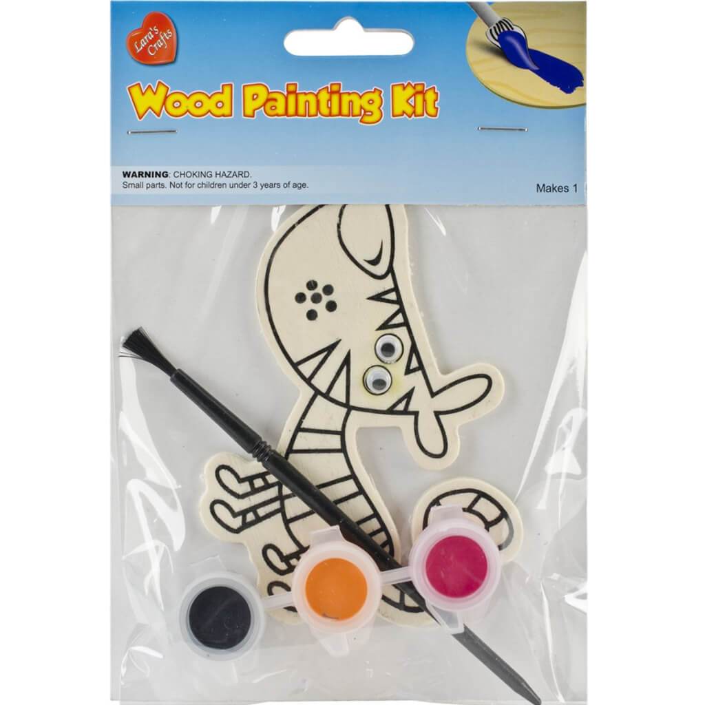 Wood Painting Kit Safari Tiger