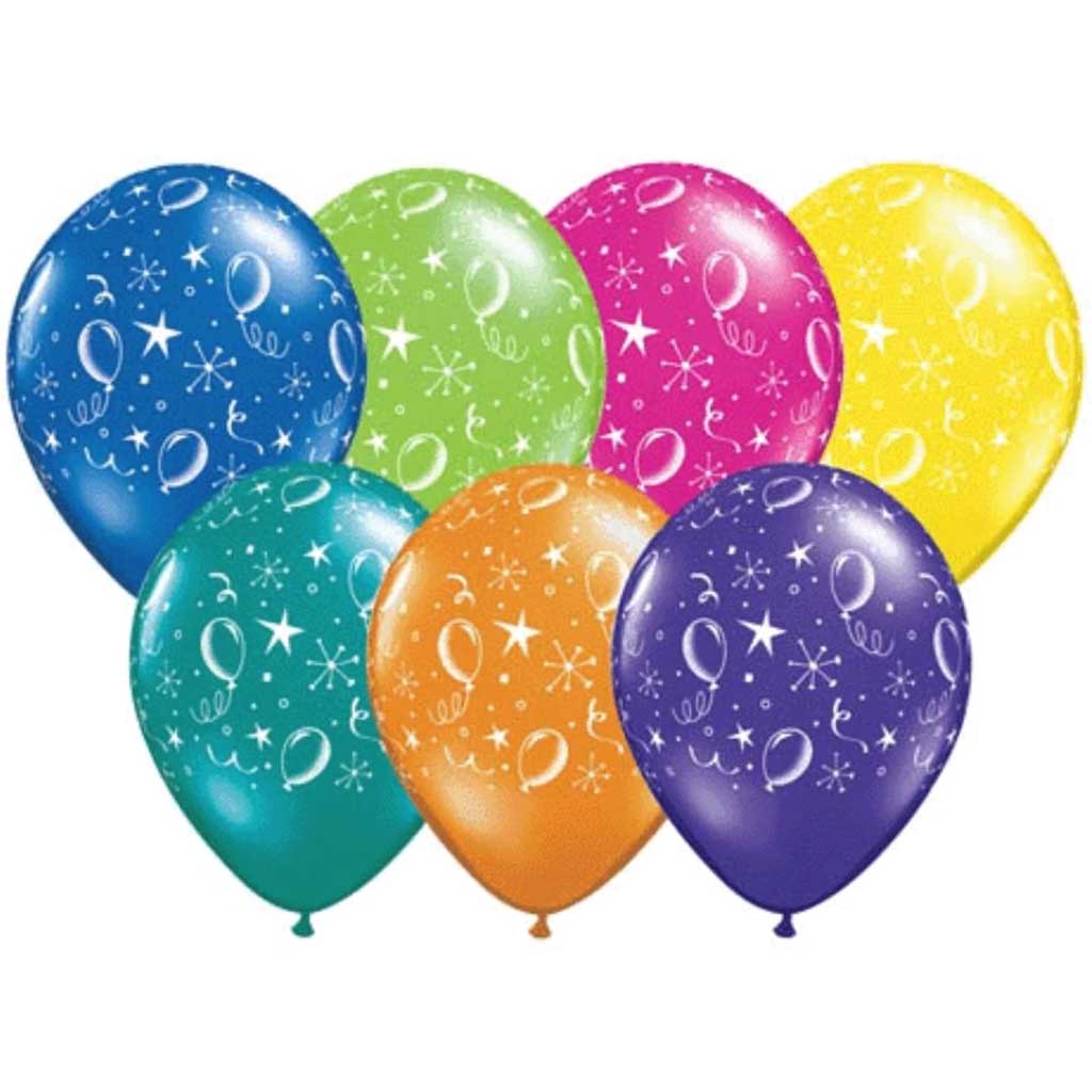 Party Balloons Around Latex Balloon 11in 