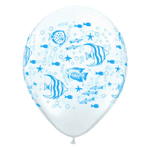 Latex Balloon Fish Bowl Around 11in