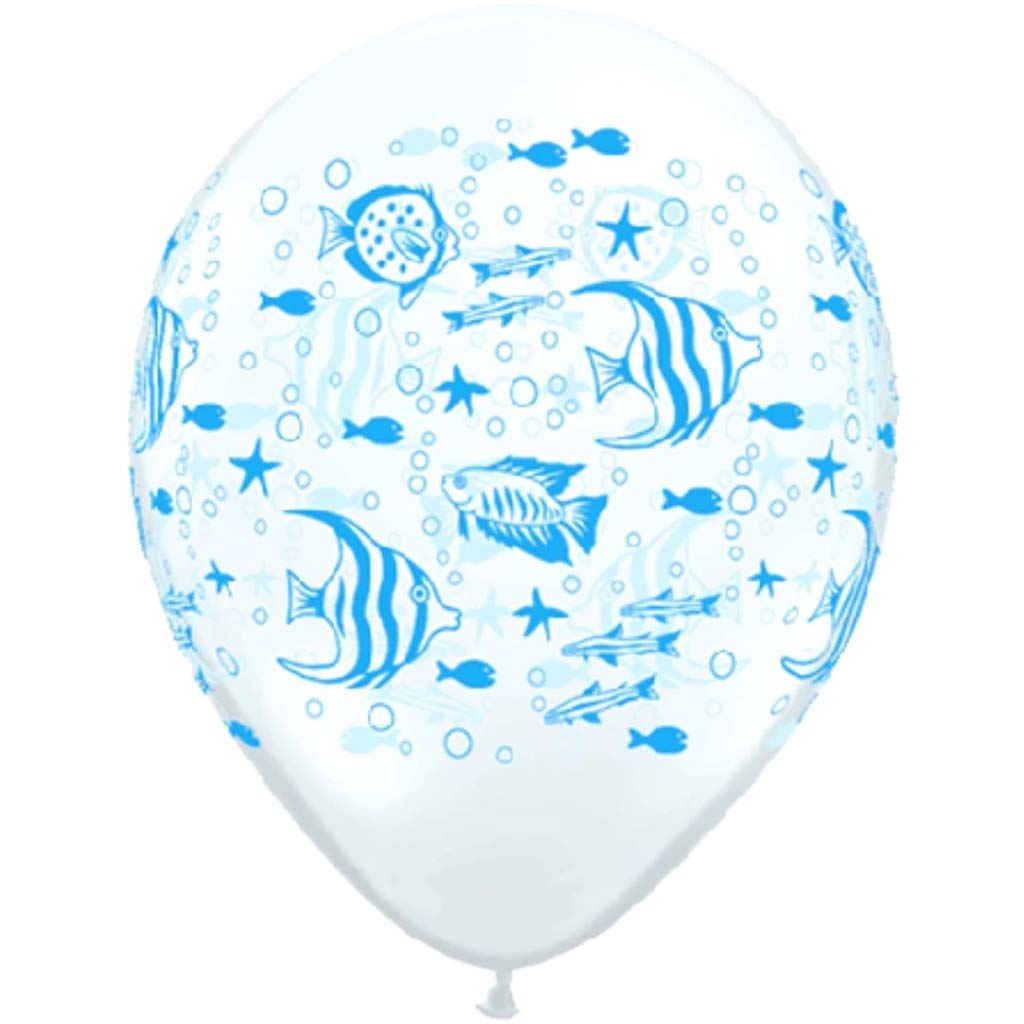 Latex Balloon Fish Bowl Around 11in 