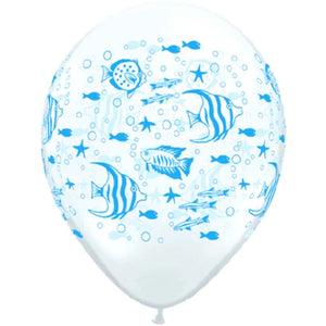 Latex Balloon Fish Bowl Around 11in 