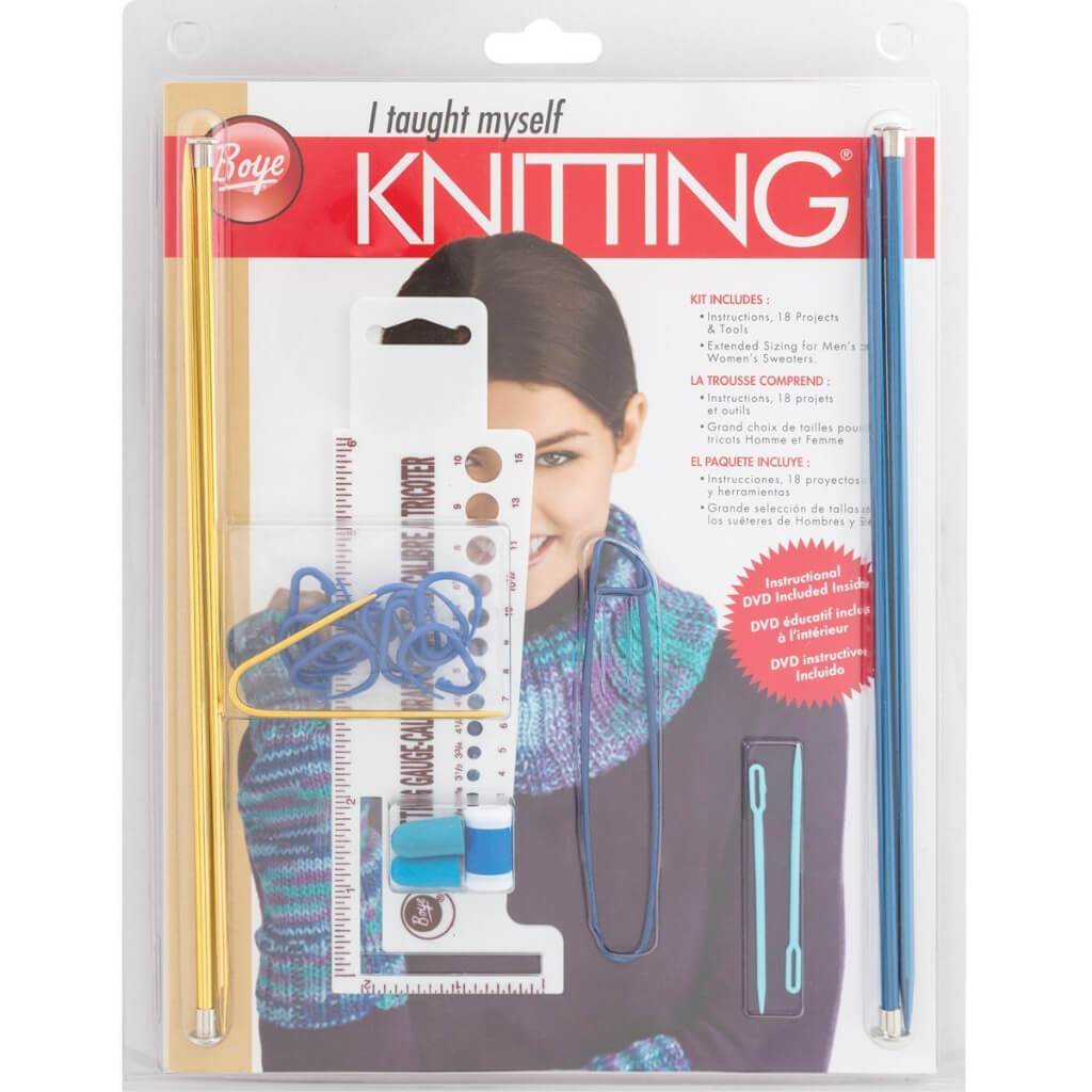 Boye I Taught Myself Knitting Kit