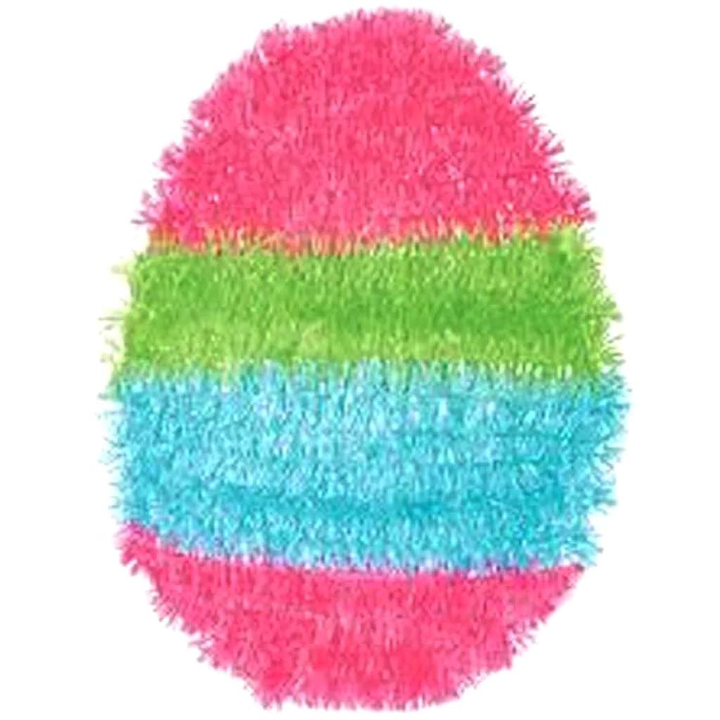 Decoration Tinsel Easter Egg