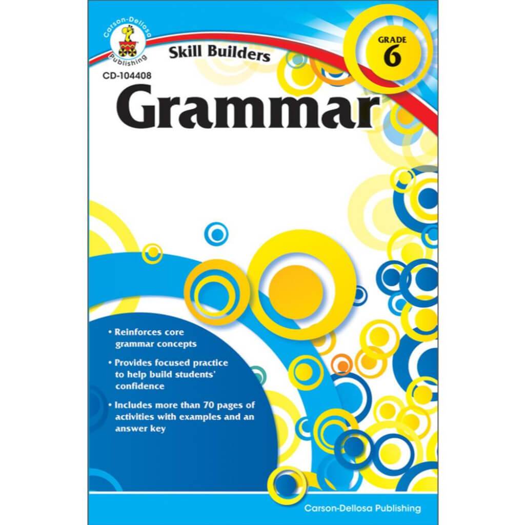 Skill Builders Grammar Workbook Grade 6 