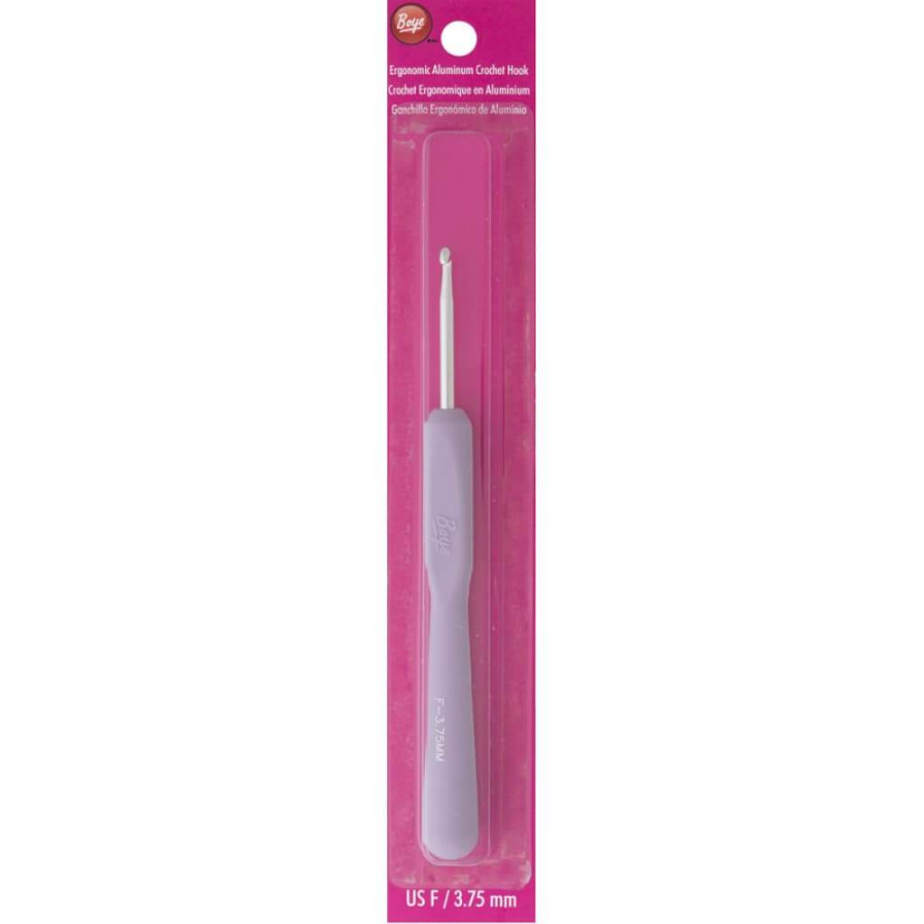 Boye Ergonomic Aluminum Crochet Hook F/3.75mm