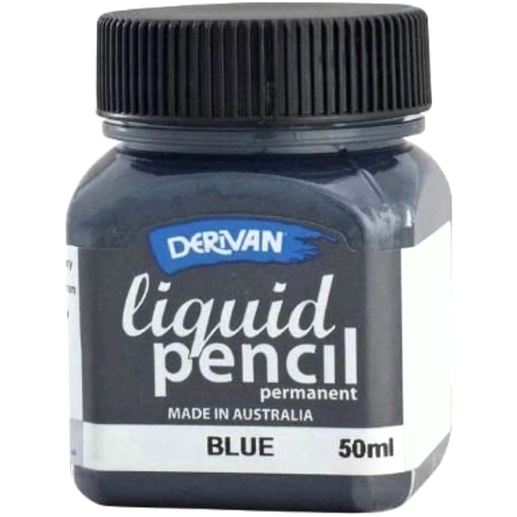 Liquid Pencil Derivan Permanent Blue 50ml