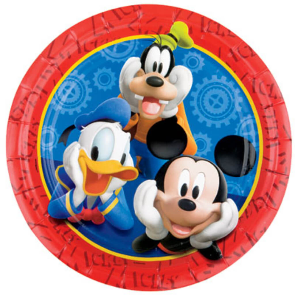 Round Dessert Plates 7in 8ct, Mickey Mouse Clubhouse 